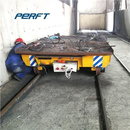 Rail Thauj Plc Tswj Steel Motorized Hloov Trolley